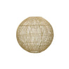 Round Palm Leaf Lightshade - Natural